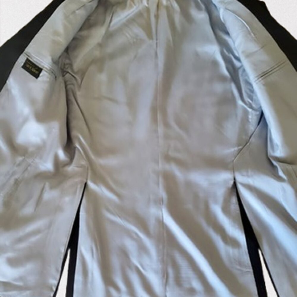 Vintage Lord West Black Tuxedo 2-Piece Men's Shawl Lapel Size 43 - Picture 7 of 10